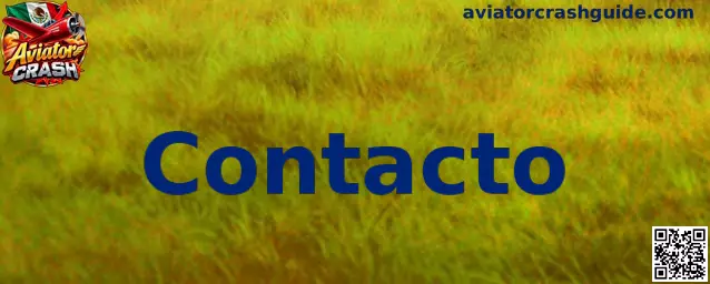 Página de contacto de Aviator Crash