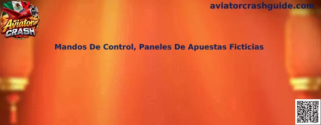 Mandos De Control, Paneles De Apuestas Ficticias en Aviator Crash