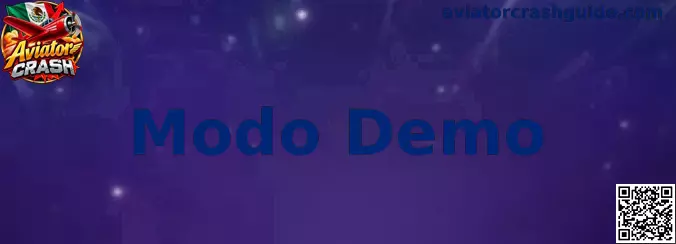 Interfaz de práctica del Modo Demo de Aviator Crash
