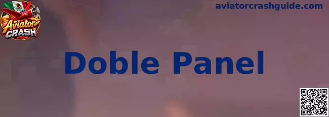 Referencia visual del Doble Panel de Aviator Crash con dos áreas de configuración