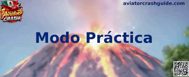 Simulador de vuelo en pantalla completa de Modo Práctica en Aviator Crash