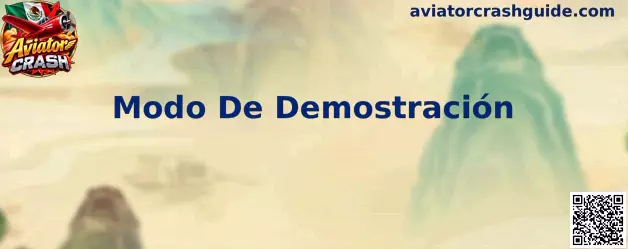 Interfaz ilustrativa del Modo De Demostración de Aviator Crash