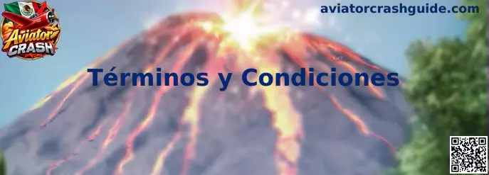 Información sobre términos y condiciones de Aviator Crash